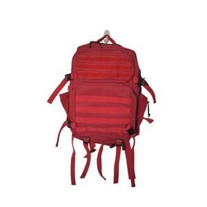 Red Workout Backpack with Food Storage and Plenty of Space 45L